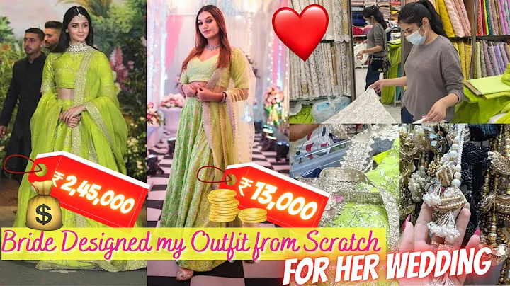 Bride made MY Outfit from Scratch FOR HER WEDDING!...
