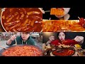 MUKBANG ASMR with TTEOKBOKKI [Compilation video]