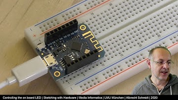 Control the onboard LED (ESP8266 D1 board) with Micropython - Sketching with Hardware at LMU Munich