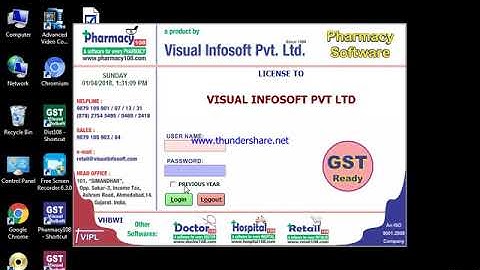 PHARMACY108 Error while YEAR CLOSING