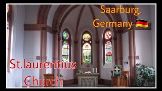 Exploring the Historic Church ⛪️ of St. Laurentius in SAARBURG , Germany 🇩🇪 #travel