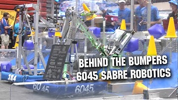 Behind the Bumpers | 6045 Sabre Robotics | Charged Up Robot
