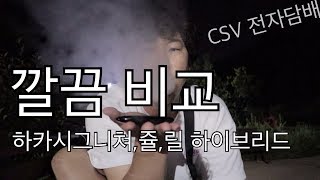 CSV 전자담배 뭐살까? [추피디라이프] 하카 시그니처, 쥴, 릴 하이브리드 비교 사용자 입장에서 했어요.