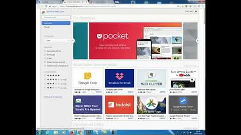 Como recuperar uma extensão do Google Chrome?