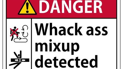 He indeed did not block that wack ass mix up