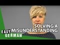 Solving a misunderstanding - German Basic Phrases (42)