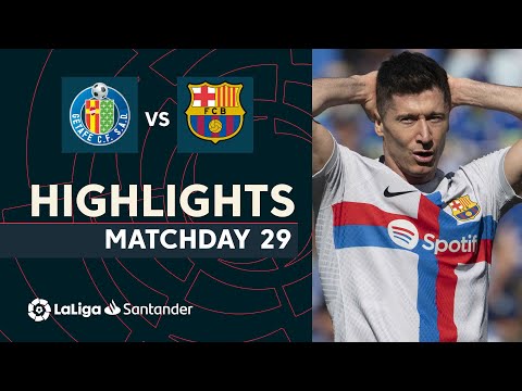 Getafe Barcelona Goals And Highlights