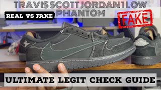 ULTIMATE LEGIT CHECK GUIDE | TRAVIS SCOTT JORDAN 1 PHANTOM | REAL VS FAKE | TOO HARD TO AUTHENTICATE