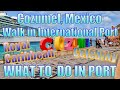 Cozumel, Mexico - Walking in the International Cruise Terminal - What to Do on Your Day in Port