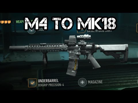 Turning M4 into MK18 - Secret gun build in Warzone Mobile