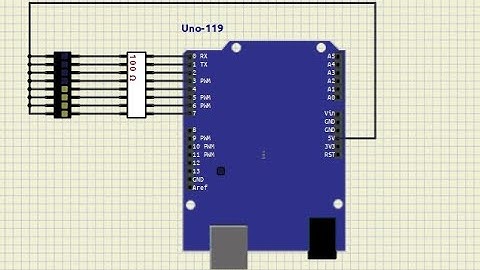 Simulation LED BAR in SimulIDE with Arduino