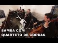 Quarteto de Cordas no Casamento tocando Samba do Fundo de Quintal A Amizade