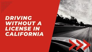 Driving Without a License in California