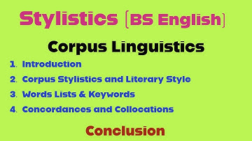 Corpus Linguistics