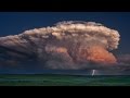 A STORM OF COLOR Time Lapse - Isolated Supercell, tornado, rainbow and lightning storm