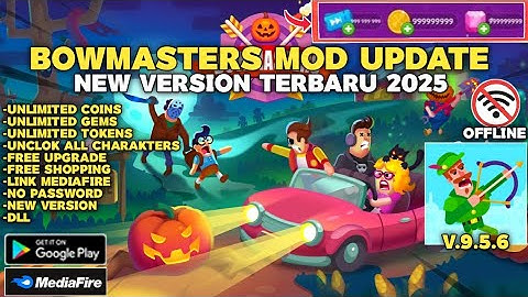UPDATE‼️ Game Bowmasters Mod Apk V.9.5.6 Terbaru 2025 Unlimited Money & Unclok All Charakter 