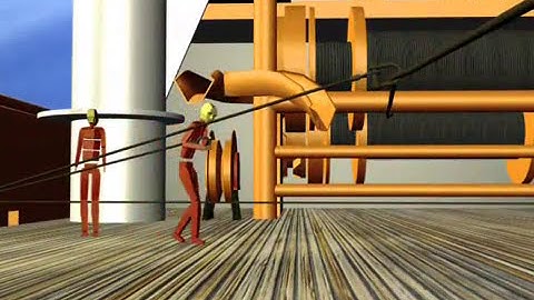 Anchor handling - Accident with tug wire [HEADSHOT LIKE STRIKE]