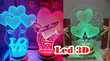 Đèn Led 3D - Quà tặng độc đáo mùa Giáng Sinh | HTM Tivi