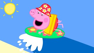 Peppa Goes Surfing! 🌊 | Peppa Pig  Full Episodes