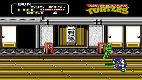 Teenage Mutant Ninja Turtles II Walkthrough