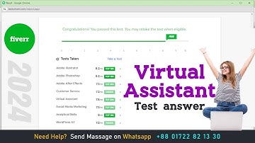 Virtual Assistant Fiverr Test 2024: Conquer It with These Top Strategies (FREE Cheat Sheet!)