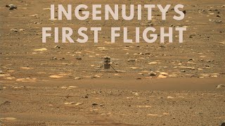 Ingenuity Helicopter First Flight on Mars
