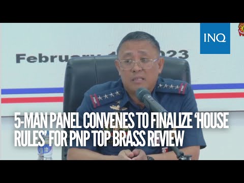 5-man panel convenes to finalize ‘house rules’ for PNP top brass review