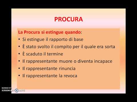 Video: Differenza Tra Tutela E Procura