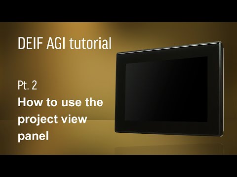 AGI: How to use the project view panel