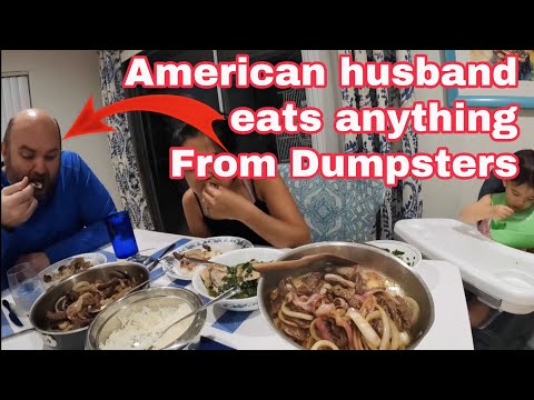 Dumpster Diving Haul Beef Cooking, American Husband Eats Anything From Dumpsters
