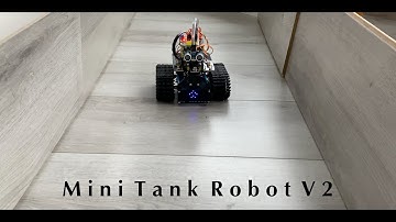 Mini Tank Robot - Keyestudio 4WD Upgraded V2