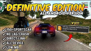 GTA San Andreas Definitive Edition Graphics Modpack V3 #gtasanandreas 