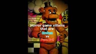 Horror Game Villains: Broken or Pure Evil #vs #horrorgaming #capcut #fyp