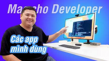 Các app lập trình mình đang dùng trên Mac: software engineering với data engineering