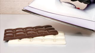 Hot Iron vs Chocolate 👀🔥🥰⚡