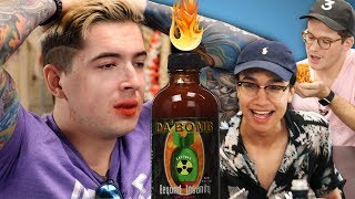 the spice gauntlet hot ones sauces fiery noodles