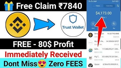 Free 210$ Trust wallet Airdrop Instant Withdraw Airdrop Without Fee 100% FREE