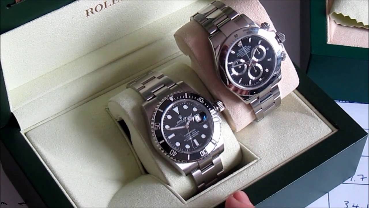 rolex daytona vs submariner