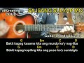 SA ISANG SULYAP MO-By:1:43(Guitar chords & Lyrics)