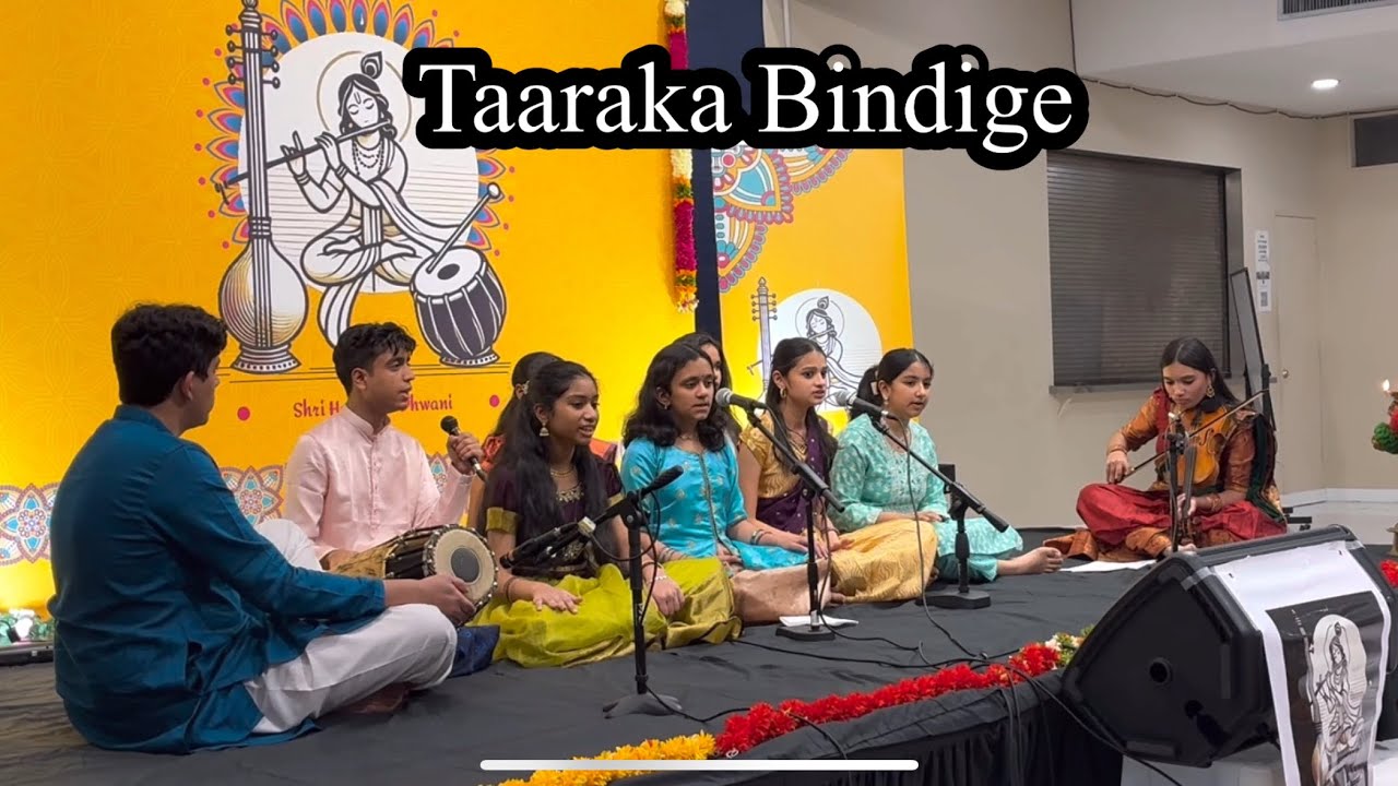 Riya’s violin accompaniment on Taaraka Bindige at Shri Haridasa Dhwani 