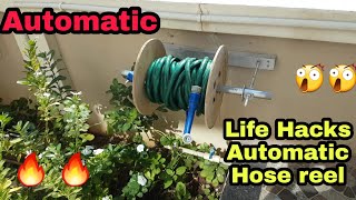 life hacks || hose reel pipe || homemade hose reel ||life hacks for home ||hacks |life |experiments