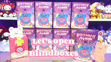 LET’S OPEN 9 NEW BIRTHDAY ALONE BLIND BOXES! *♡* SHINWOO X FINDING UNICORN
