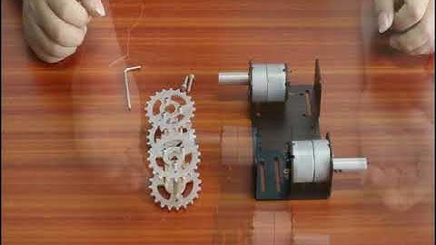 installation robot tank chassis T101 smart car chassis diy rc toy for arduino raspberry pie