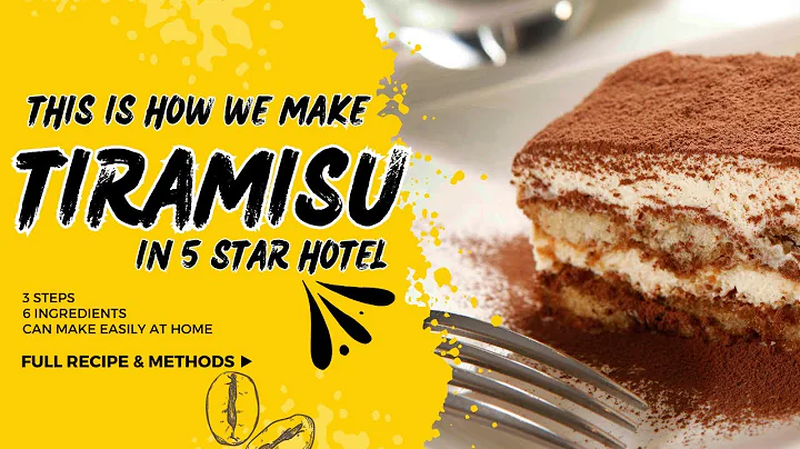Make Tiramisu at Home | 5 Star hotel Recipe | Only 6 Ingredients |