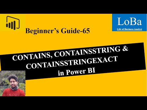 Power BI CONTAINS, CONTAINSSTRING & CONTAINSSTRINGEXACT function