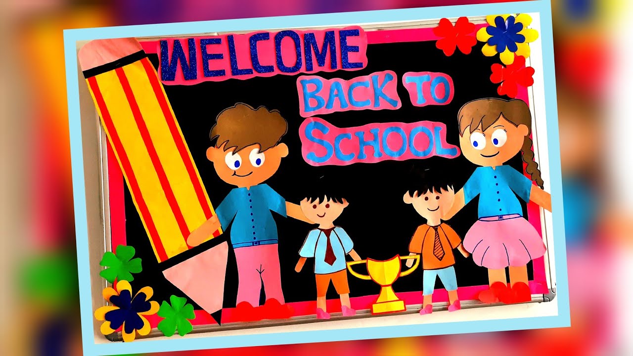 Welcome back to school bulletin board ideas /Welcome back school ...