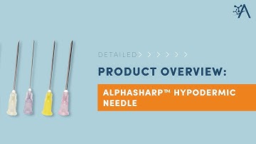 AlphaProMed AlphaSharp Hypodermic Needle - Detailed Product Overview