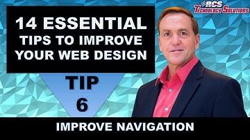 Website Design Boston, 14 Website Design Tips, Tip #6 Improve Navigation
