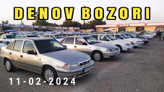 Denov Mashina Bozori 11-Fevral 2024-Yil // Сурхондарё Денов Машина Бозори #surxon_media_2024