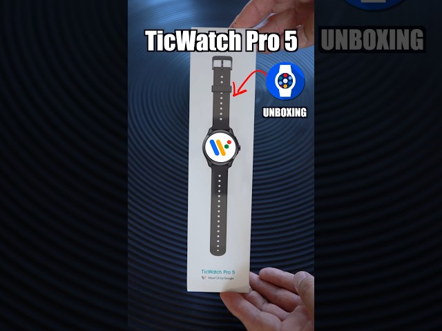 The Unboxing You Need To See 🔥 (TicWatch Pro 5) #shorts